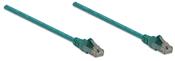 Intellinet Network Patch Cable, Cat6, 10m, Green, CCA, U/UTP, PVC, RJ45, Gold Plated Contacts, Snagless, Booted, Lifetime Warranty image