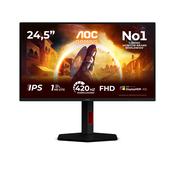 AOC G4 25G4KUR computer monitor 62.2 cm (24.5") 1920 x 1080 pixels Full HD LED Black, Red image