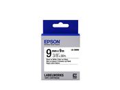 Epson C53S653003/LK-3WBN Ribbon black on white 9mm x 9m for Epson LabelWorks 4-18mm/36mm/6-12mm/6-18mm/6-24mm image