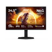 AOC G4 25G4SXU computer monitor 62.2 cm (24.5") 1920 x 1080 pixels Full HD LED Black, Grey image