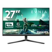Philips Evnia 3000 27M2N3800A/00 computer monitor 68.6 cm (27") 3840 x 2160 pixels 4K Ultra HD LCD Grey image