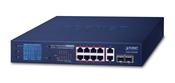PLANET GSD-1222VHP network switch Unmanaged Gigabit Ethernet (10/100/1000) Power over Ethernet (PoE) 1U Blue image