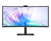 Samsung LS34C652VAU computer monitor 86.4 cm (34") 3440 x 1440 pixels UltraWide Quad HD LED Black image