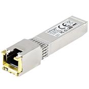 StarTech.com MSA Compliant SFP+ Transceiver Module - 10GBASE-T~MSA Uncoded SFP+ Module - 10GBASE-T - SFP to RJ45 Cat6/Cat5e - 10GE Gigabit Ethernet SFP+ - RJ-45 30m image