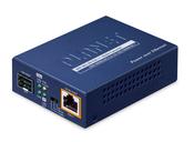 PLANET 1-Port 100/1000X SFP to network media converter Blue image