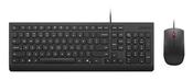 Lenovo 4X31R64409 keyboard Mouse included Universal USB Danish Black image