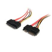 StarTech.com 12in 22 Pin SATA Power and Data Extension Cable image