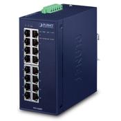PLANET IGS-1600T network switch Unmanaged L2 Gigabit Ethernet (10/100/1000) Blue image