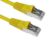 Cables Direct 1.5m Cat6A networking cable Yellow SF/UTP (S-FTP) image