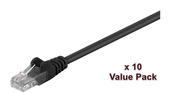 Microconnect V-UTP503SVP networking cable Black 3 m Cat5e U/UTP (UTP) image
