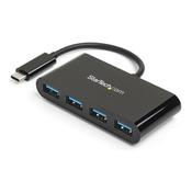 StarTech.com 4-Port USB-C Hub - USB-C to 4x USB-A - USB 3.0 Hub - Bus Powered~4-Port USB-C Hub - USB-C to 4x USB-A - USB 3.0 Hub - 5Gbps - Bus Powered image
