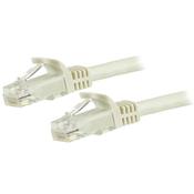 StarTech.com 5m CAT6 Ethernet Cable - White CAT 6 Gigabit Ethernet Wire -250MHz 100W PoE RJ45 UTP Network/Patch Cord Snagless w/Strain Relief Individually Tested image