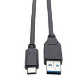 Tripp Lite U428-006 USB-C to USB-A Cable (M/M), USB 3.2 Gen 1 (5 Gbps), Thunderbolt 3 Compatible, 6 ft. (1.83 m) image