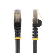 StarTech.com 2m CAT6a Ethernet Cable - 10 Gigabit Shielded Snagless RJ45 100W PoE Patch Cord - 10GbE STP Network Cable w/Strain Relief - Black Individually Tested/Wiring is UL Certified/TIA image
