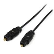 StarTech.com 15 ft Thin Toslink Digital Optical SPDIF Audio Cable image
