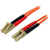 StarTech.com 1m Fiber Optic Cable - Multimode Duplex 50/125 - LSZH Fiber Jumper Cord - LC/LC image