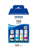 Epson C13T03R640/102 Ink bottle multi pack Bk,C,M,Y 127ml + 3x70ml Pack=4 for Epson ET-3700 image