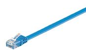 Microconnect V-UTP601B-FLAT networking cable Blue 1 m Cat6 U/UTP (UTP) image
