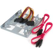 StarTech.com Dual 2.5" to 3.5" HDD Bracket for SATA Hard Drives - 2 Drive 2.5" to 3.5" Bracket for Mounting Bay image