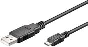 Microconnect USBABMICRO18 USB cable USB 2.0 1.8 m USB A Micro-USB B Black image