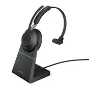 Jabra Evolve2 65 USB-A Black MS Chrg stand Mono image