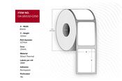 Capture CA-LB3132-C25O printer label Orange