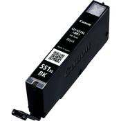 Canon 6443B001/CLI-551BKXL Ink cartridge black high-capacity, 5.53K pages ISO/IEC 24711 1130 Photos 11ml for Canon Pixma IP 8700/IX 6850/MG 5450/MG 6350/MX 725