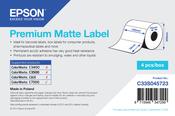 Epson Premium Matte Label - Die-cut Roll: 102mm x 76mm, 1570 labels image