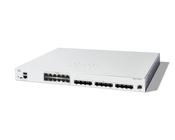 Cisco Catalyst 1300-24XTS Managed Switch, 12 Port 10G Copper, 12x10GE SFP+, Limited Lifetime Protection (C1300-24XTS) image