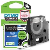 Dymo 1978364 DirectLabel-etikettes black on white Vinyl 12mm x 5,5mm for Dymo D1 6-12mm/19mm/24mm/9-12mm/9-19mm image