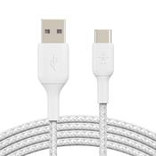 Belkin CAB002BT3MWH USB cable 3 m USB A USB C White image