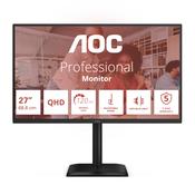 AOC E4 Q27E4U computer monitor 68.6 cm (27") 2560 x 1440 pixels Quad HD LED Black image