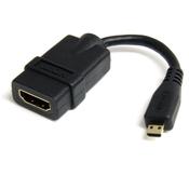 StarTech.com Micro HDMI to HDMI Adapter - 4K 30Hz Video - Durable High Speed Micro HDMI Type-D to HDMI 1.4 Converter/Cable Adapter Dongle - Ultra HD HDMI Monitors, TVs &amp; Displays - M/F image
