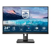Philips S Line 242S1AE/00 computer monitor 60.5 cm (23.8") 1920 x 1080 pixels Full HD LED Black image