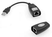 Microconnect USBEXT60M network extender Network transmitter &amp; receiver Black image