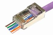 Microconnect KON506-50EZ wire connector RJ45 Silver