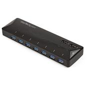 StarTech.com 7-Port USB 3.0 Hub plus Dedicated Charging Ports - 2 x 2.4A Ports~7-Port USB 3.0 Hub (5Gbps) plus Dedicated Charging Ports - 2 x 2.4A Ports image