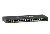 NETGEAR GS316EPP Managed Gigabit Ethernet (10/100/1000) Power over Ethernet (PoE) Black image