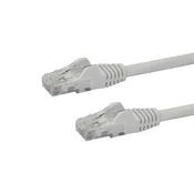 StarTech.com 7m CAT6 Ethernet Cable - White CAT 6 Gigabit Ethernet Wire -250MHz 100W PoE RJ45 UTP Network/Patch Cord Snagless w/Strain Relief Individually Tested image