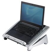 Fellowes Laptop Stand for Desk - Office Suites Plus Adjustable Laptop Stand for the Home and Office - Laptop Riser with 5 Height Adjustments - Max Monitor Size 17", Max Weight 5KG - Black/Silver image