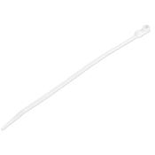 StarTech.com 8"(20cm) Cable Ties with Mounting Hole - 1/8"(4mm) wide, 2"(52mm) Bundle Diameter, 50lb(22kg) Tensile Strength, Nylon 66 Self Locking Ties w/Screw Hole, UL Listed, 100 Pack image