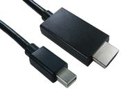 Cables Direct Mini DP/HDMI 2m Mini DisplayPort Black image