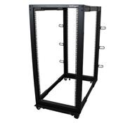 StarTech.com 25U 4-Post Server Rack, 19in Open Frame Rack with 40in (101cm) Mounting Depth and 1200lb (544kg) Weight Capacity, Mobile or Floor Mount IT Rack