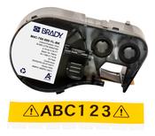 Brady M4C-750-595-YL-BK printer label Black, Yellow Self-adhesive printer label image