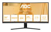 AOC B3 CU34B3E computer monitor 86.4 cm (34") 3440 x 1440 pixels Wide Quad HD LED Black image