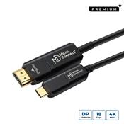 Microconnect USB3.1CHDMI15OP video cable adapter 15 m USB Type-C HDMI Black image
