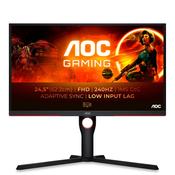 AOC G3 25G3ZM/BK computer monitor 62.2 cm (24.5") 1920 x 1080 pixels Full HD Black, Red image