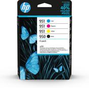 HP 6ZC65AE/950/951 Ink cartridge multi pack Bk,C,M,Y 24ml + 3x8ml Pack=4 for HP OfficeJet Pro 8100/8610/8620 image