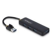 StarTech.com 4-Port USB-A Hub, 5Gbps, Bus Powered, Small Travel Mini USB Hub, Multi-Port USB 3.0 Splitter, Portable USB Hub, Overcurrent Protection (OCP) image