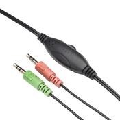 connektgear HP503 Basic Stereo PC Headset with In-Line Mic and Volume Control - Black image